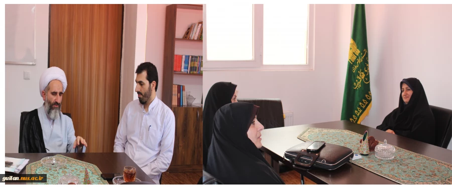 دیدار همکاران آموزشکده دکتر معین رشت با مسئولین آستان قدس رضوی در استان گیلان  مناسبت دهه کرامت  2