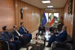 دیدار رئیس دانشگاه فنی و حرفه‌ای استان گیلان با رئیس صنعت، معدن و تجارت استان گیلان، در راستای اجرای طرح برند سازی ملی و صنعتی دانشگاه 6