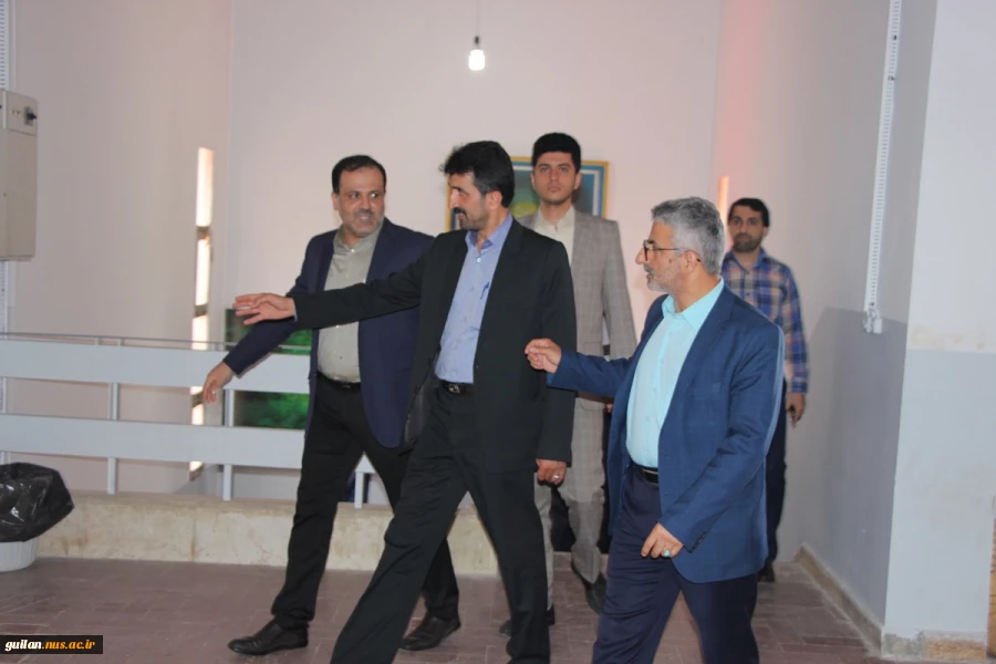 حضورصمیمی ریاست آموزشکده آستانه اشرفیه و دکتر نیکفرنماینده ی لاهیجان در آموزشکده شهید رجایی لاهیجان‎ 5