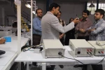 بازدید مسئولین آموزشکده شهید رجایی لاهیجان از کارخانه خط تولید لوازم برقی در شهر صنعتی سیاهکل‎ 2