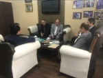 جلسه رئیس دانشگاه فنی و حرفه ای استان گیلان با مدیر عامل کارخانه مهتاب بافت گیلان در راستای طرح برند سازی ملی 5