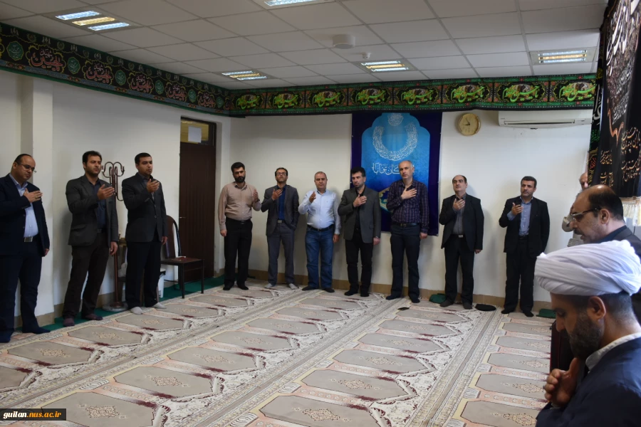 برگزاری دعای پرفیض زیارت عاشورا در دانشکده فنی و مهندسی شهید چمران رشت 14