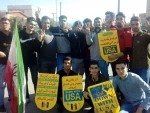 حضور پر شور کارکنان و دانشجویان آموزشکده فنی رستم آباد در راهپیمایی روز 13 آبان 3