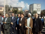 حضور پر شور کارکنان و دانشجویان آموزشکده فنی رستم آباد در راهپیمایی روز 13 آبان 4