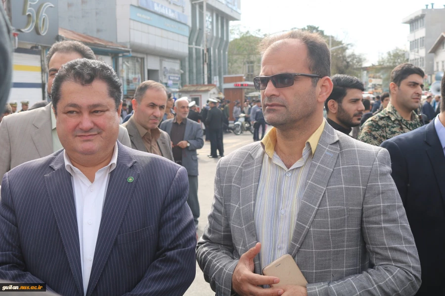 شرکت در راهپیمایی بزرگ 13 آبان با حضور ریاست ، کارکنان و دانشجویان آموزشکده شهید خدادادی بندر انزلی 8