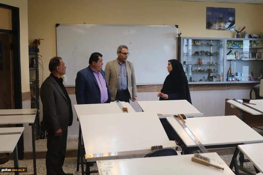 بازدید معاون محترم فرمانداری شهرستان بندر انزلی  و جلسه هم اندیشی پیرامون ارتقای سطح کیفی و کمی توانمندی های آموزشکده  شهید خدادادی بندر انزلی 5
