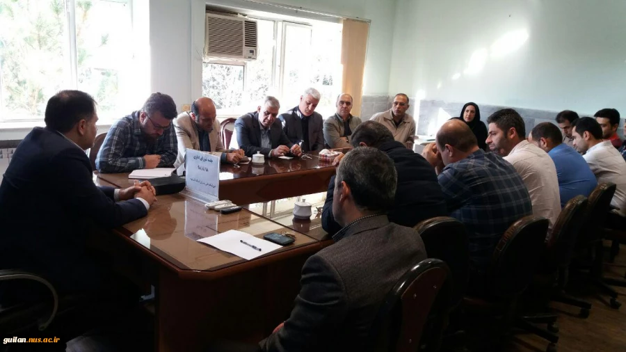 برگزاری جلسه شورای اداری آموزشکده آستانه 5