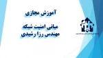 واحد درسی مبانی امنیت شبکه   -جلسه اول- مهندس رزا رشیدی                                                                                                               
برگزاری کلاس های آموزش مجازی نیمسال دوم - بهمن 1398 - آموزشکده دکتر معین رشت 2
