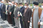 مراسم زنگ استکبار ستیزی و گلباران شهداء به مناسبت سیزده آبان 1400آموزشکده فنی و حرفه ای بندر انزلی 9