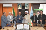 عقد تفاهم نامه همکاری مشترک دانشگاه فنی و حرفه ای استان گیلان با مرکز حوزه علمیه استان گیلان 5