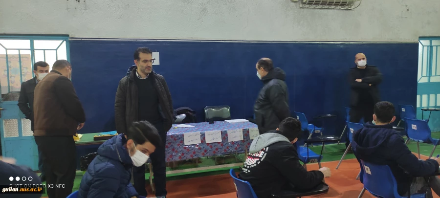 بازدید جناب آقای دکتر شمشادی ریاست محترم دانشگاه فنی وحرفه ای استان گیلان از برگزاری امتحانات آموزشکده پسران آستانه اشرفیه 2
