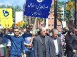 حضور جامعه دانشگاهی دانشگاه فنی و حرفه‌ای استان گیلان در راهپیمایی روز قدس 10