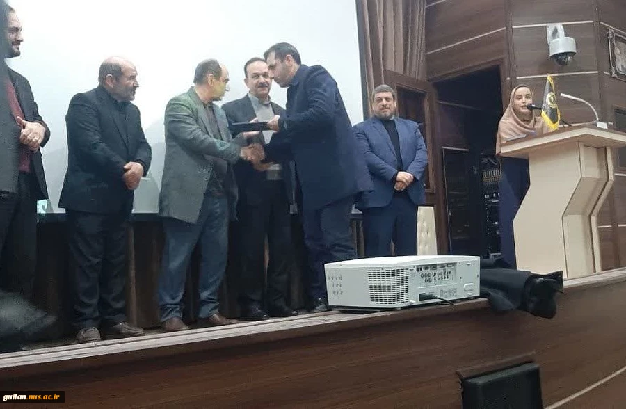 انتخاب همکار دانشکده صومعه سرا، به عنوان مدیر فنآور برگزیده استان گیلان 2