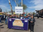 حضور جامعه دانشگاهی دانشگاه فنی و حرفه‌ای استان گیلان در راهپیمایی روز قدس 12
