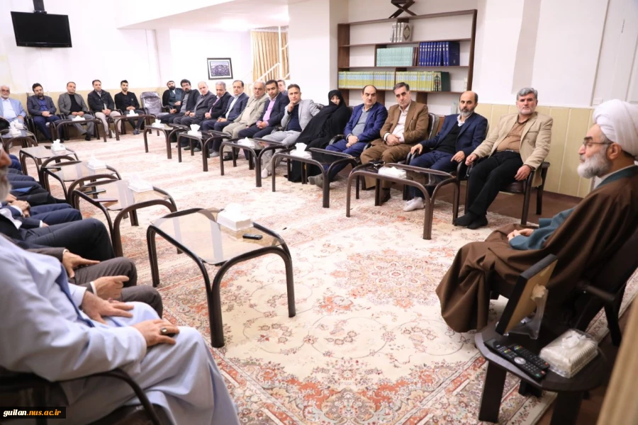 در آغازین روزهای سال جدید؛
دیدارهای نوروزی مدیران و مسئولان استانی، رئیس دانشگاه فنی و حرفه ای استان گیلان و روسای واحدهای دانشگاهی فنی استان با نماینده ولی فقیه در استان گیلان 15