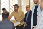 تبریک رئیس دانشگاه فنی و حرفه ای استان گیلان به مناسبت روز معلم با حضور در کلاس درس اساتید 3
