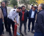 برگزاری کلاس آموزشی خدمات ایمنی و آتش نشانی(اطفاء حریق) در دانشکده ملی مهارت صومعه سرا 2