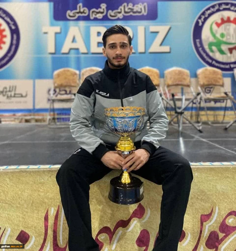 کسب مدال طلای آقای فرزام صادقی دانشجوی رشته تربیت بدنی آموزشکده ملی مهارت شهید خدادادی بندر انزلی در مسابقات انتخابی تیم ملی کاراته

 2