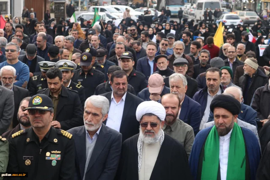 حضور ریاست و کارکنان آموزشکده ملی مهارت پسران بندر انزلی (شهید خدادادی) در مراسم گرامیداشت حماسه نهم دی 5