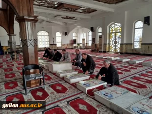 گلباران مزار شهدا با حضور سرپرست آموزشکده ملی ومهارت آستانه اشرفیه در یوم الله دهه فجر 3