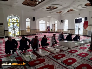 گلباران مزار شهدا با حضور سرپرست آموزشکده ملی ومهارت آستانه اشرفیه در یوم الله دهه فجر 6