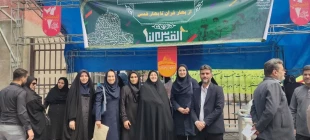 در آخرین جمعه ماه مبارک رمضان:
دانشگاهیان دانشگاه ملی مهارت استان گیلان در راهپیمایی روز جهانی قدس شرکت نمودند 2