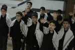 تجمع کارمندان ، اساتید  و دانشجویان در آموزشکده ملی مهارت شهید رجایی لاهیجان جهت حمایت از مردم مظلوم غزه-فروردین 1404 10