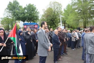 تجمع دانشگاهیان دانشگاه ملی مهارت استان گیلان در حمایت از مردم مظلوم غزه 10