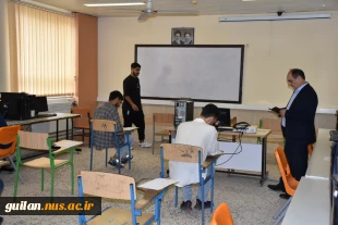 آغاز آزمون نیمسال دوم واحدهای دانشگاه ملی مهارت استان گیلان  5