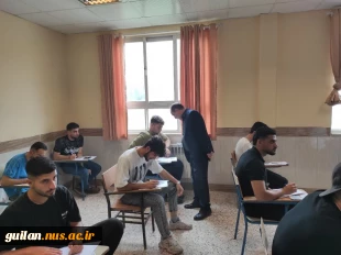 بازدید رییس واحد استانی دانشگاه ملی مهارت از روند برگزاری آزمون نیم سال دوم ( 032 ) آموزشکده ملی مهارت بندر انزلی (شهید خدادادی) 2