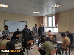 بازدید رییس واحد استانی دانشگاه ملی مهارت از روند برگزاری آزمون نیم سال دوم ( 032 ) آموزشکده ملی مهارت بندر انزلی (شهید خدادادی) 3