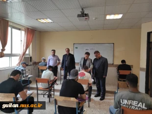 بازدید رییس واحد استانی دانشگاه ملی مهارت از روند برگزاری آزمون نیم سال دوم ( 032 ) آموزشکده ملی مهارت بندر انزلی (شهید خدادادی) 4