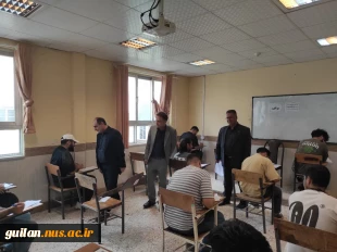 بازدید رییس واحد استانی دانشگاه ملی مهارت از روند برگزاری آزمون نیم سال دوم ( 032 ) آموزشکده ملی مهارت بندر انزلی (شهید خدادادی) 5