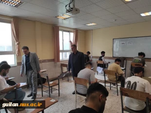 بازدید رییس واحد استانی دانشگاه ملی مهارت از روند برگزاری آزمون نیم سال دوم ( 032 ) آموزشکده ملی مهارت بندر انزلی (شهید خدادادی) 6