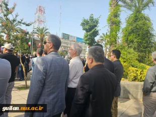 وداع دانشگاهیان دانشگاه ملی مهارت واحد استان گیلان با پیکر شهدای گیلان در تجاوز اخیر رژیم غاصب صهیونیستی به کشورمان 4