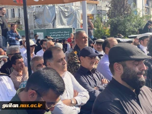 وداع دانشگاهیان دانشگاه ملی مهارت واحد استان گیلان با پیکر شهدای گیلان در تجاوز اخیر رژیم غاصب صهیونیستی به کشورمان 15