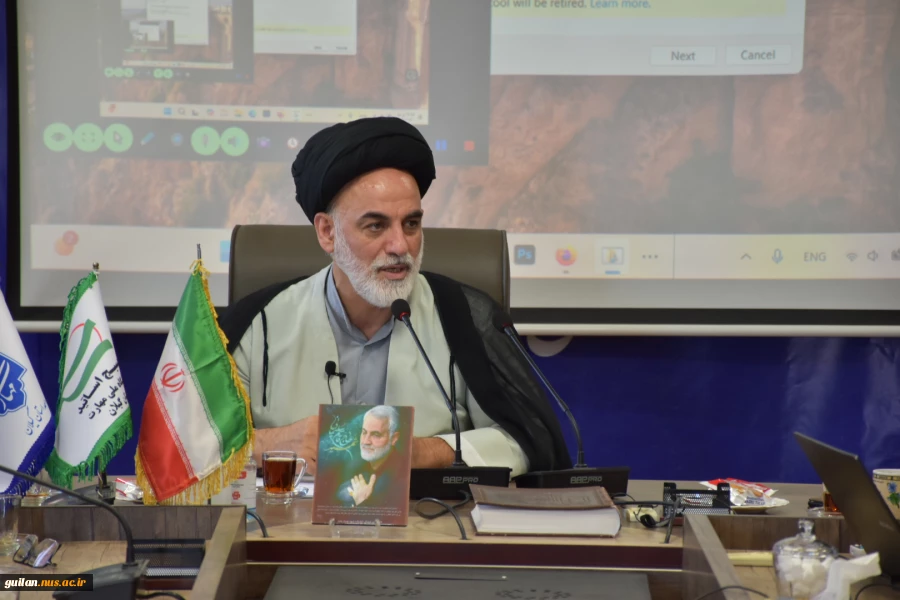 آغاز دوره ضیافت اندیشه با موضوع بیانیه گام دوم انقلاب در راستای توانمندسازی اساتید هیات علمی دانشگاه ملی مهارت استان گیلان توسط نماینده دفتر نهاد رهبری دانشگاه در استان گیلان 3