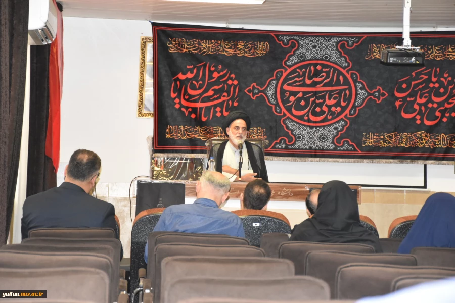 برگزرای مراسم عزاداری پایان صفر ماه در دانشگاه ملی مهارت استان گیلان 5