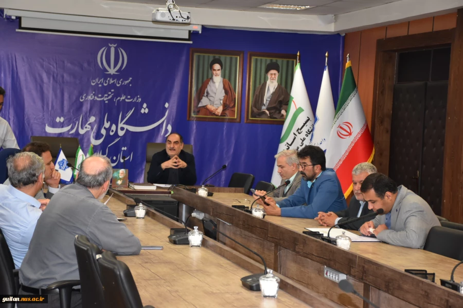 عقد تفاهم بودجه عملیاتی واحدهای دانشگاه ملی مهارت استان گیلان 3