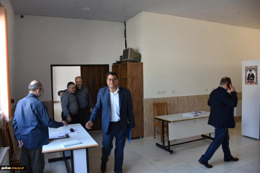 بازدید نماینده نظارت ارزیابی دانشگاه ملی مهارت از ادامه فرآیند برگزاری آزمون های لغو شده نیمسال دوم واحد استانی گیلان دانشگاه ملی مهارت 11