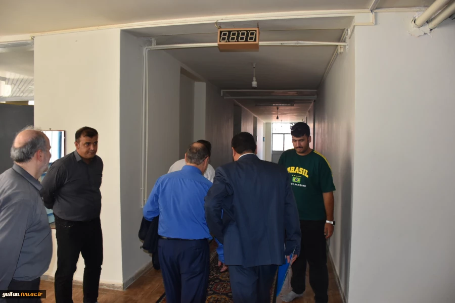 بازدید نماینده نظارت ارزیابی دانشگاه ملی مهارت از ادامه فرآیند برگزاری آزمون های لغو شده نیمسال دوم واحد استانی گیلان دانشگاه ملی مهارت 13