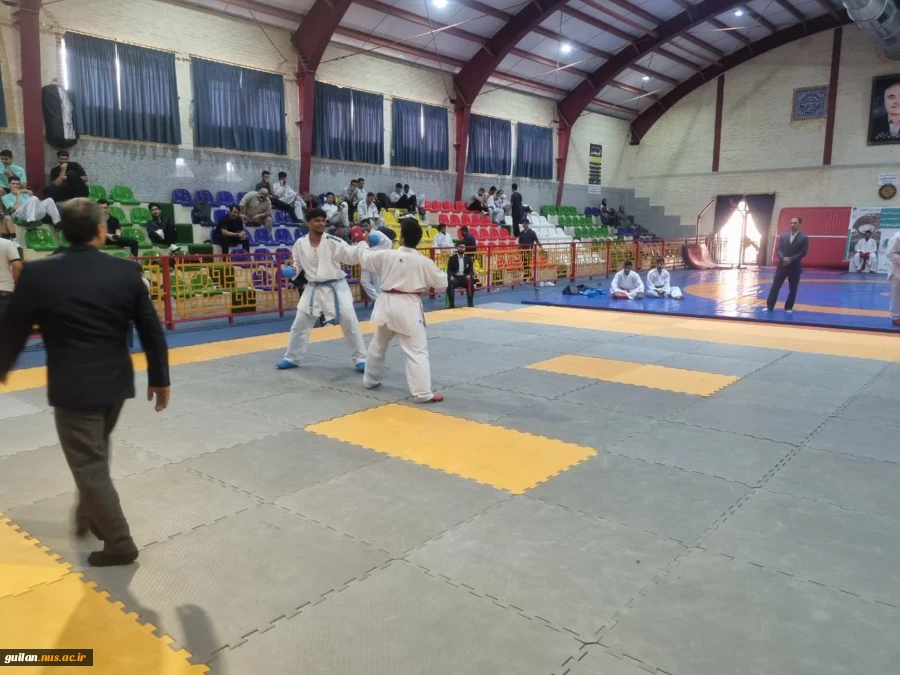 تیم سه نفره کاراته گیلان با 2 نقره و یک طلا مقام دوم تیمی مسابقات بیست و هشتمین المپیاد ورزشی دانشجویان پسر دانشگاه ملی مهارت را کسب کرد 4