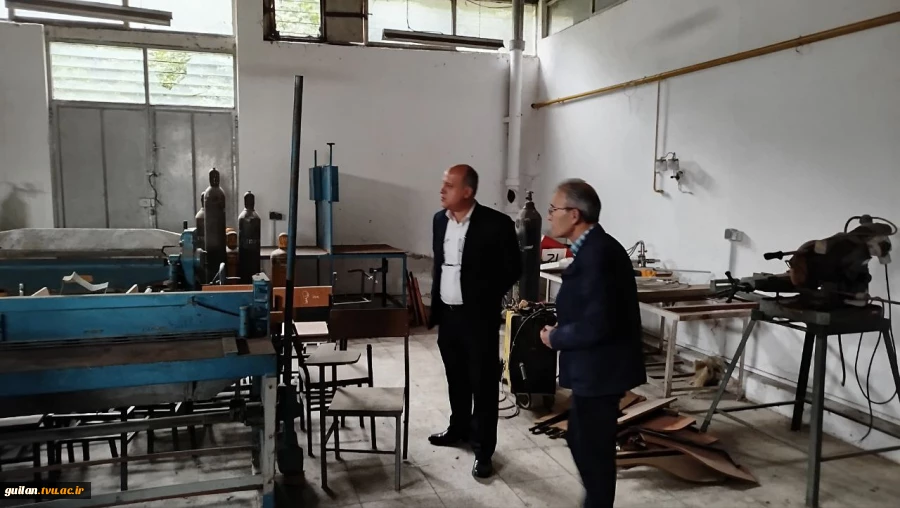 بازدید رئیس واحد استانی دانشگاه ملی مهارت استان گیلان از کارگاه و آزمایشگاه های ساختمان ولکس و شهید رجائی 4