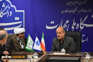 به مناسب هفته قرآن و عترت حجت الاسلام بنیان جوادی از واحد استانی گیلان، دانشکده ملی مهارت چمران بازدید نمود. 8