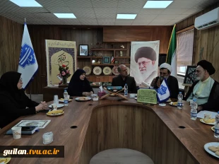 دیدار جمعی از دبیران کانون ها و انجمن ها دانشجویی دانشگاه‌ ملی مهارت استان گیلان با مسئول نمایندگی نهاد مقام معظم رهبری دانشگاه ملی مهارت کشور 4