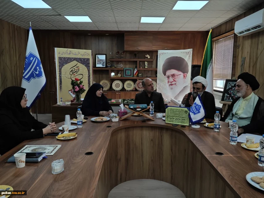 دیدار جمعی از دبیران کانون ها و انجمن ها دانشجویی دانشگاه‌ ملی مهارت استان گیلان با مسئول نمایندگی نهاد مقام معظم رهبری دانشگاه ملی مهارت کشور 4