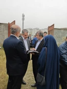 بازدید رئیس دانشگاه ملی مهارت از پروژه در حال ساخت آموزشکده ملی مهارت دختران رشت  5