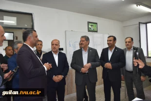 در سفر دو روز  دکتر غلامرضا زمانی رئیس دانشگاه ملی مهارت  از استان گیلان:
آغاز ساخت پروژه مجتمع کارگاهی و آزمایشگاهی دانشکده شهید چمران رشت با حضور استاندر گیلان و جمعی از نمایندگان مجلس و مسئولان و مقامات استانی و بازدید از تعدادی از واحد های هفتگانه دا