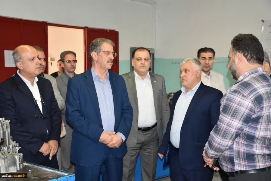 بازدید رئیس دانشگاه ملی مهارت از آموزشکده پسران رستم آباد(سید الشهدا(ع)) 5