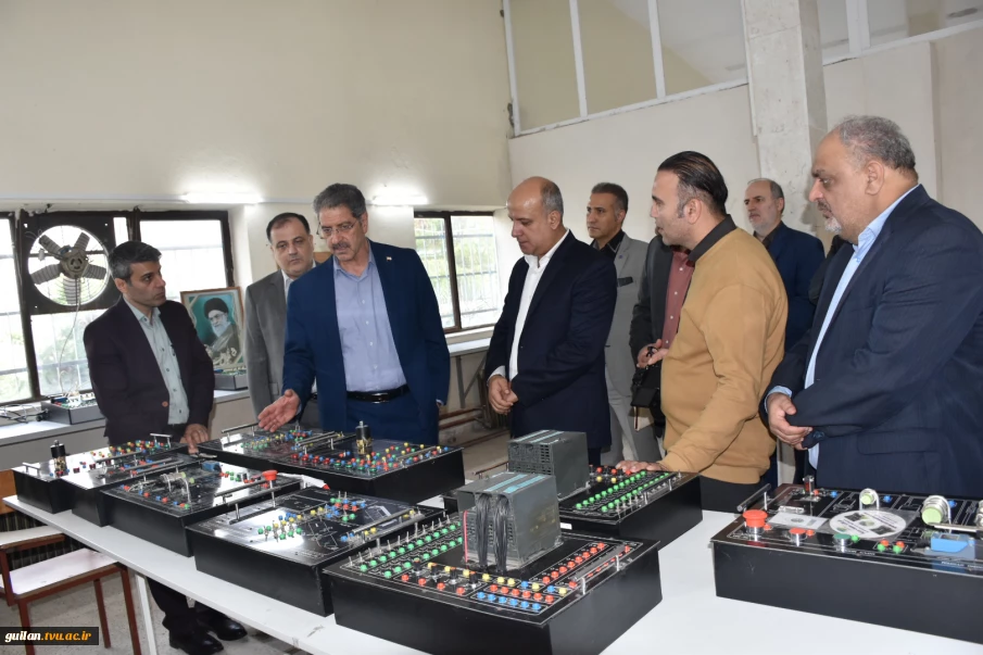 بازدید رئیس دانشگاه ملی مهارت از آموزشکده پسران آستانه اشرفیه